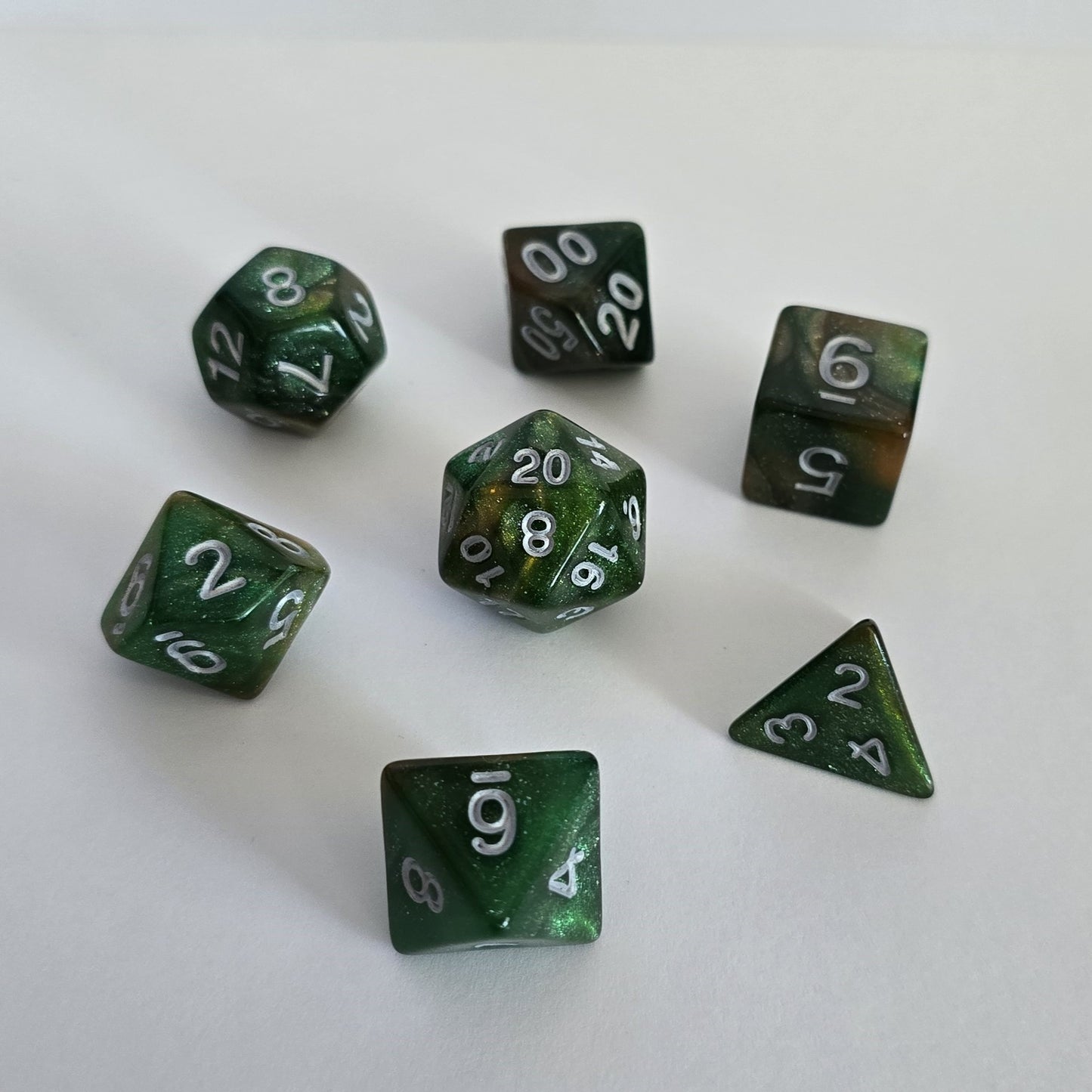 Verdant Relic FRP Zar Seti – DND, RPG Dice Set