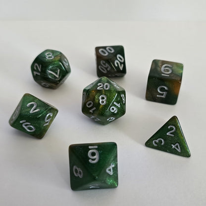 Verdant Relic FRP Zar Seti – DND, RPG Dice Set