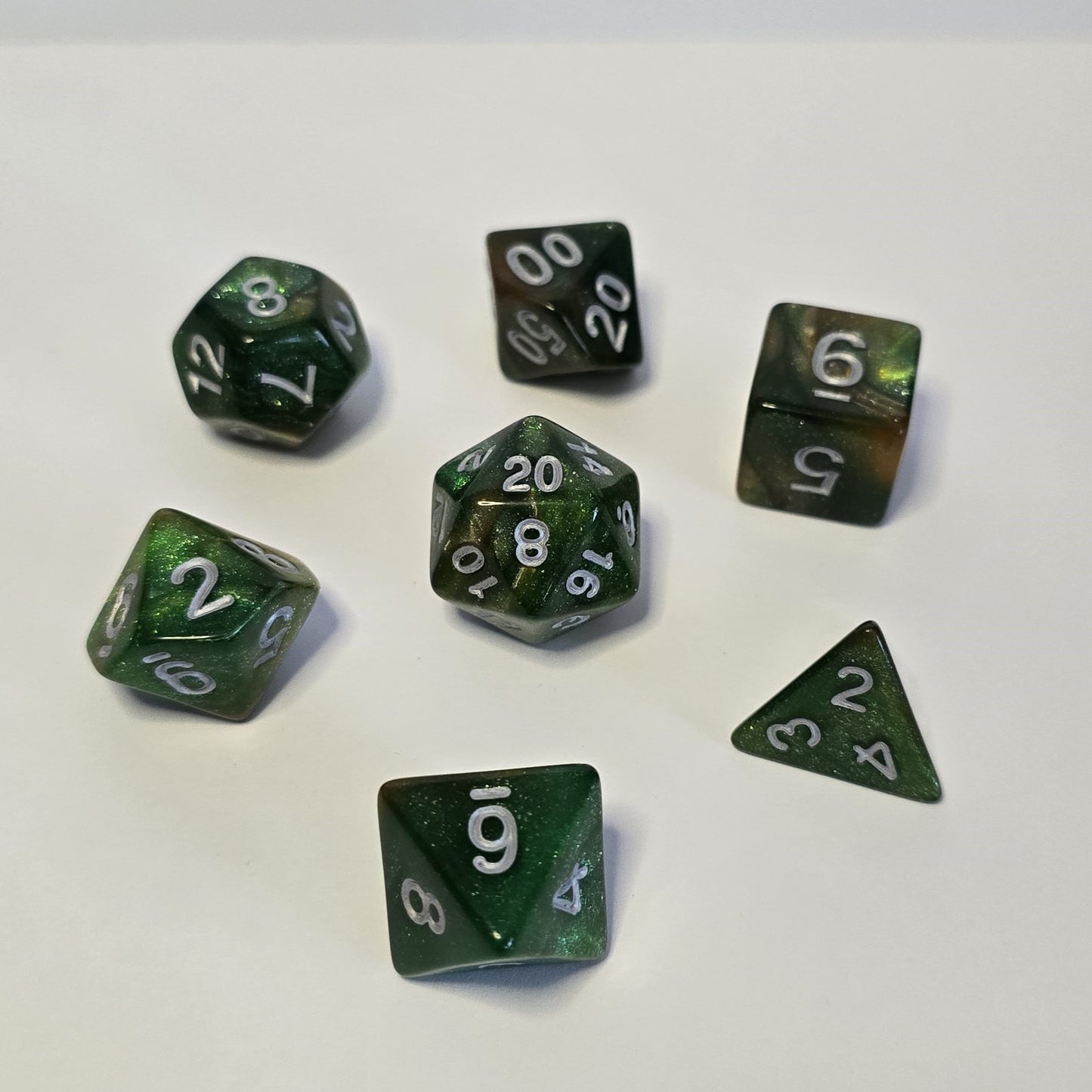 Verdant Relic FRP Zar Seti – DND, RPG Dice Set
