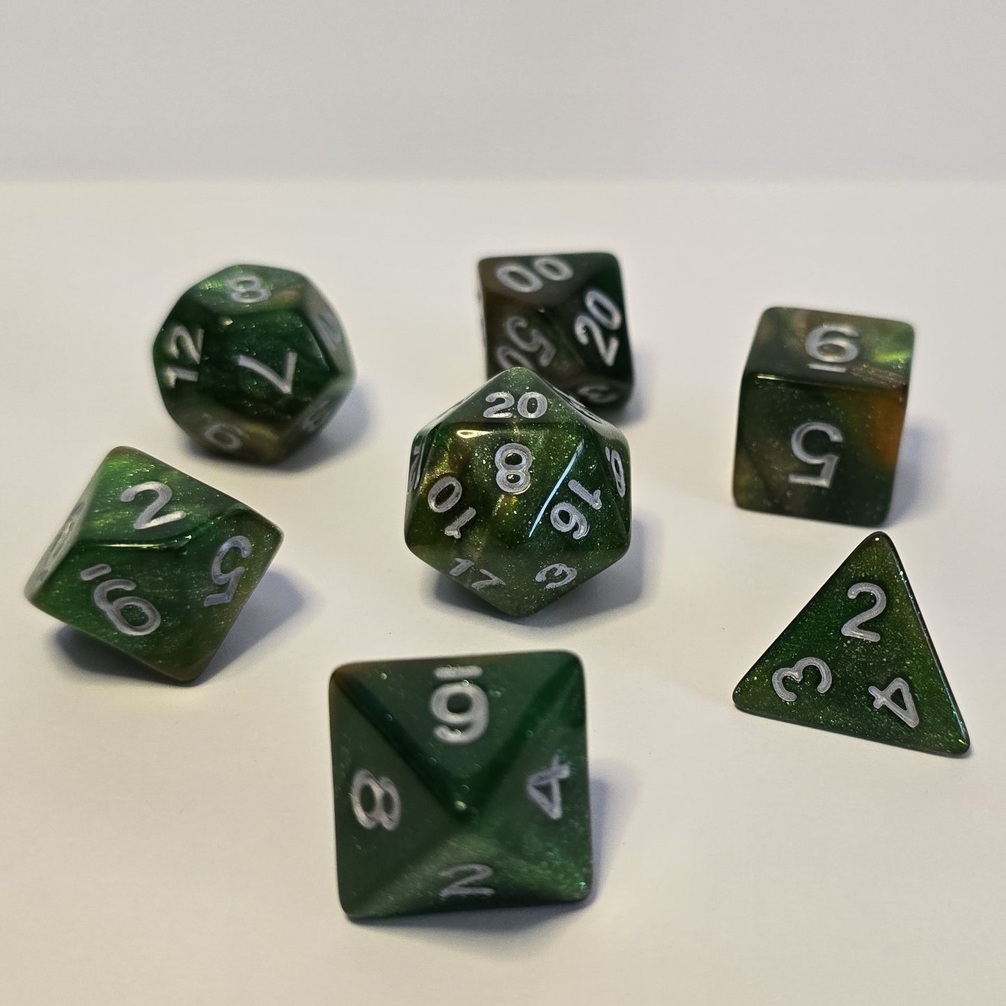 Verdant Relic FRP Zar Seti – DND, RPG Dice Set