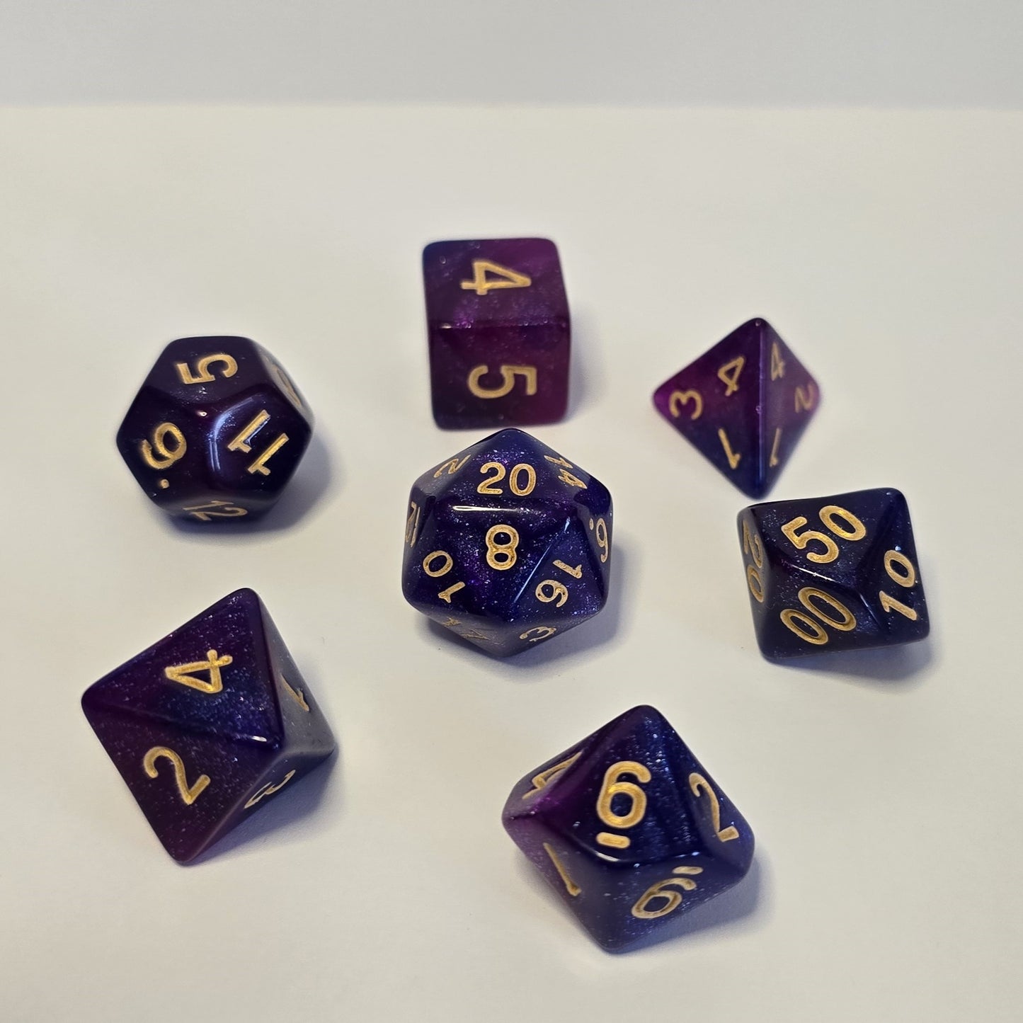 Midnight Nebula FRP Zar Seti – DND, RPG Dice Set