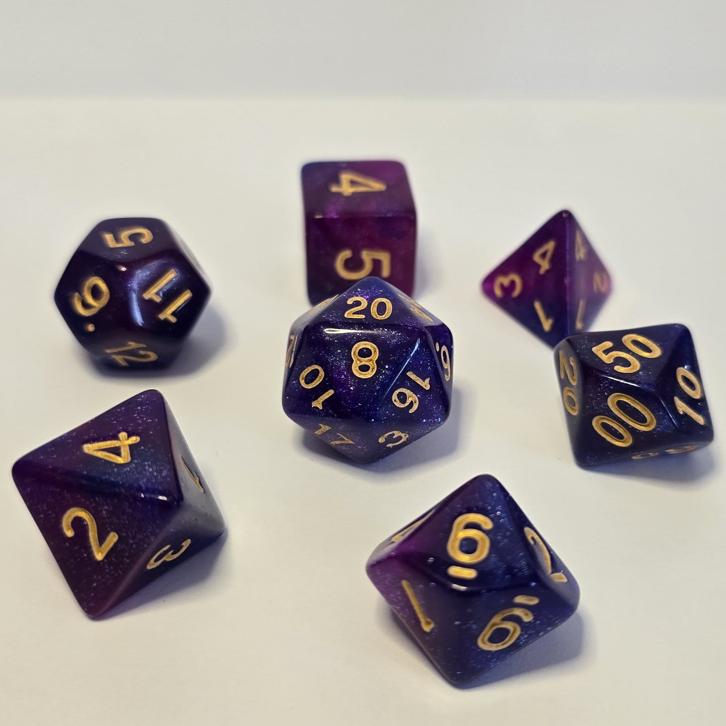 Midnight Nebula FRP Zar Seti – DND, RPG Dice Set