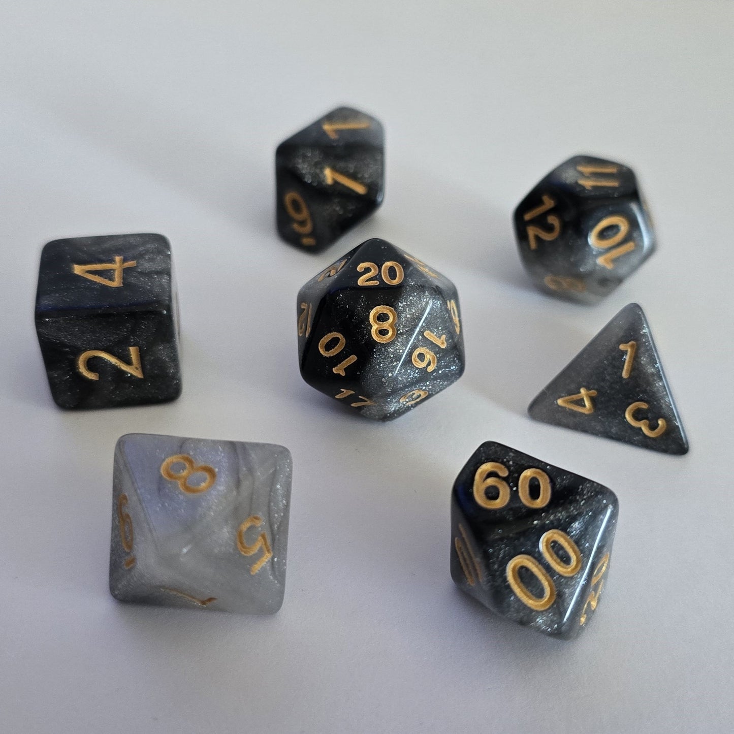 Moonstone Veil FRP Zar Seti – DND, RPG Dice Set