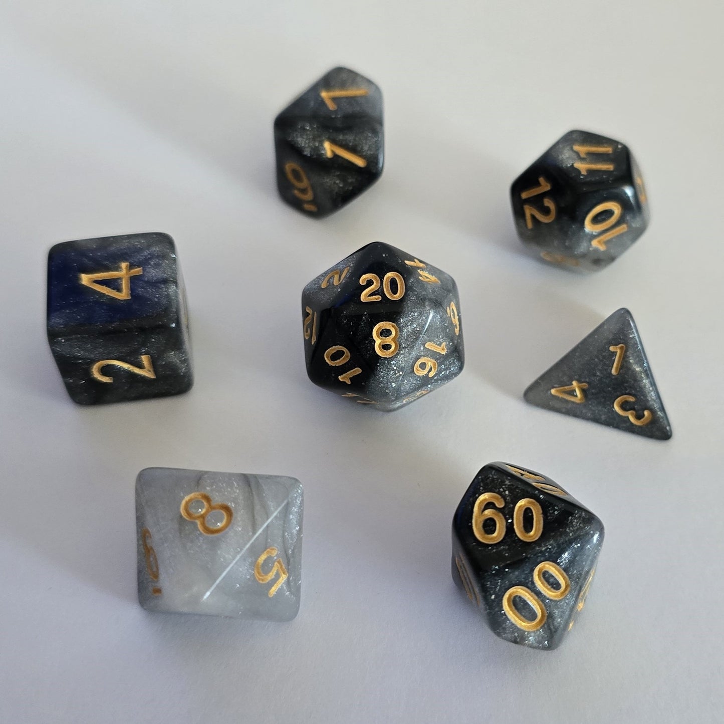 Moonstone Veil FRP Zar Seti – DND, RPG Dice Set