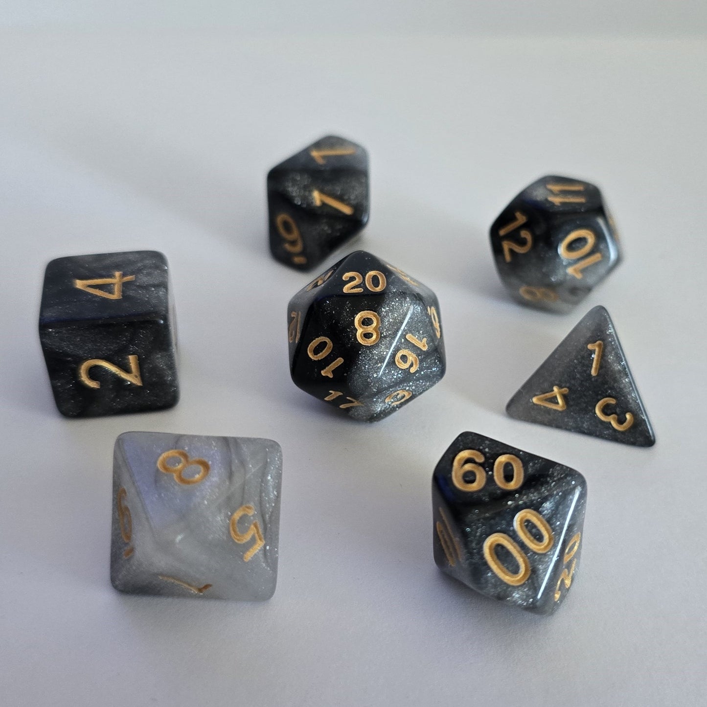 Moonstone Veil FRP Zar Seti – DND, RPG Dice Set