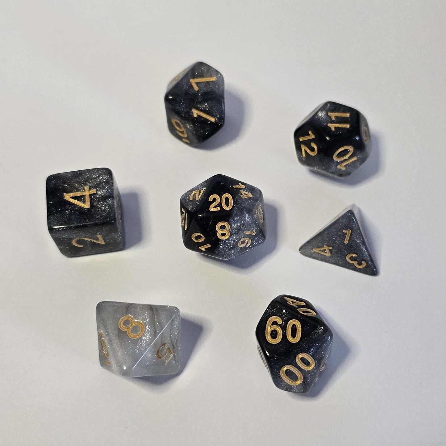 Moonstone Veil FRP Zar Seti – DND, RPG Dice Set