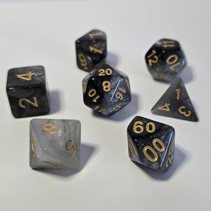 Moonstone Veil FRP Zar Seti – DND, RPG Dice Set