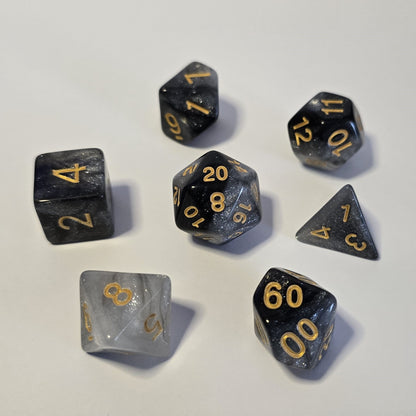 Moonstone Veil FRP Zar Seti – DND, RPG Dice Set