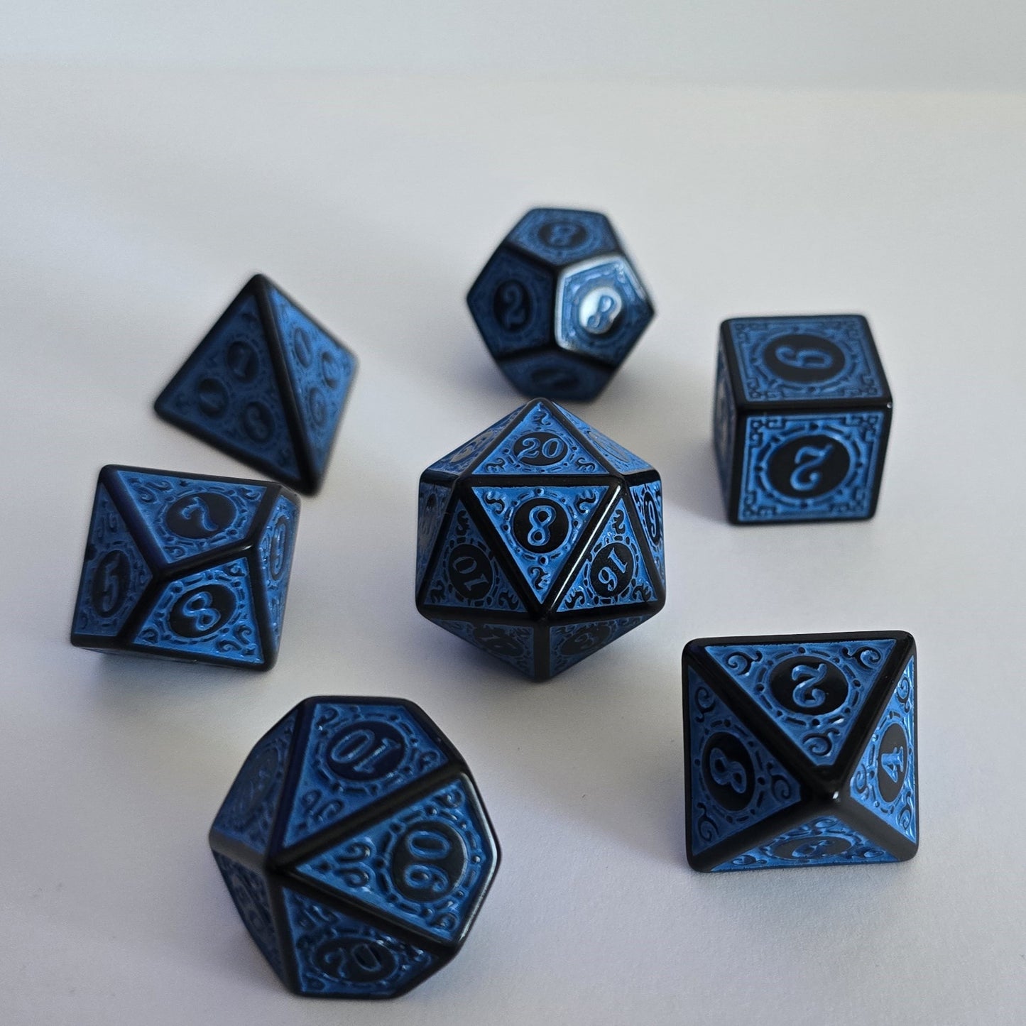 Runik Gece Zar Seti - DND, RPG ve FRP Masaüstü Oyun Zarları