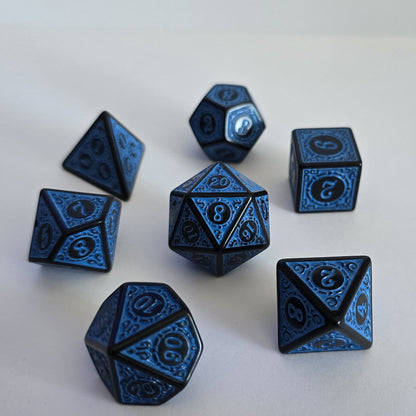 Runik Gece Zar Seti - DND, RPG ve FRP Masaüstü Oyun Zarları