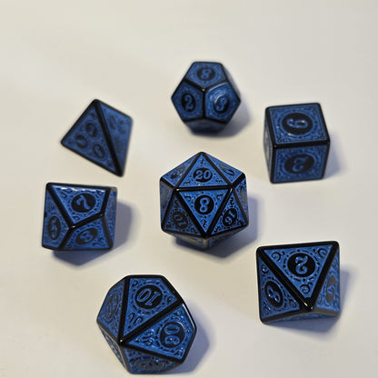 Runik Gece Zar Seti - DND, RPG ve FRP Masaüstü Oyun Zarları