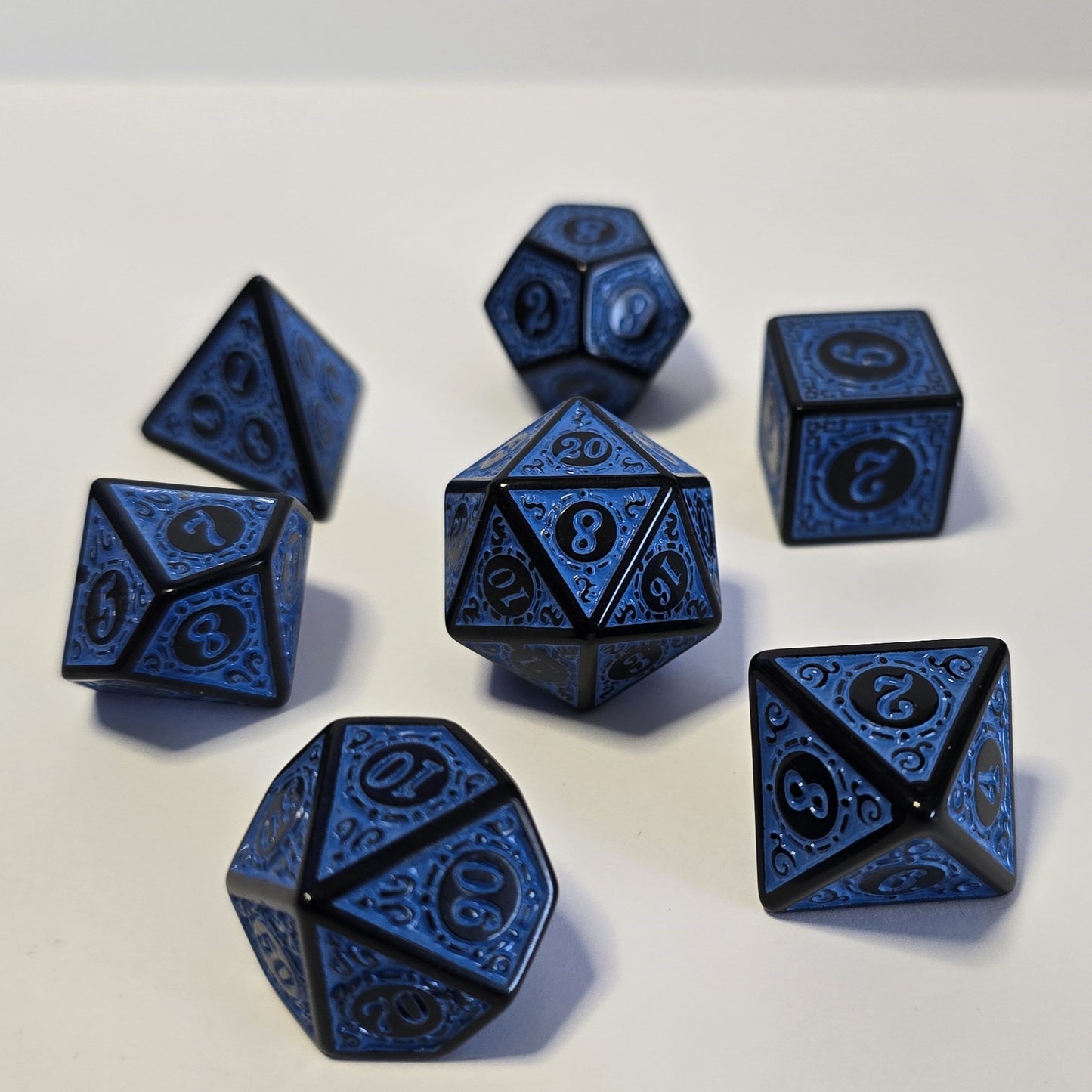 Runik Gece Zar Seti - DND, RPG ve FRP Masaüstü Oyun Zarları