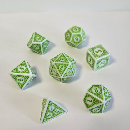 Emerald Relic FRP Zar Seti – DND, RPG Dice Set