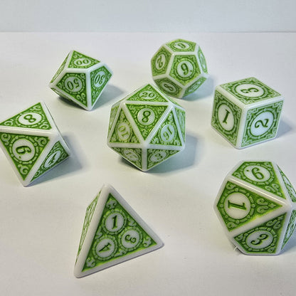 Emerald Relic FRP Zar Seti – DND, RPG Dice Set
