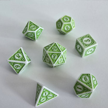 Emerald Relic FRP Zar Seti – DND, RPG Dice Set