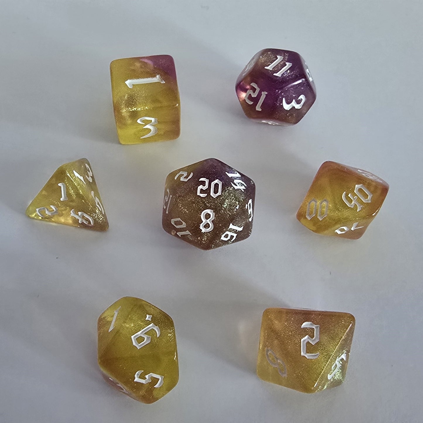 Dawnfire FRP Zar Seti – DND, RPG Dice Set
