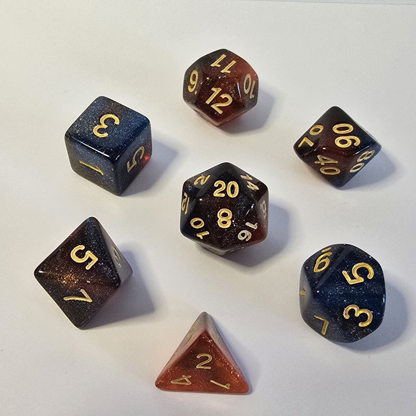 Eclipse Ember FRP Zar Seti – DND, RPG Dice Set