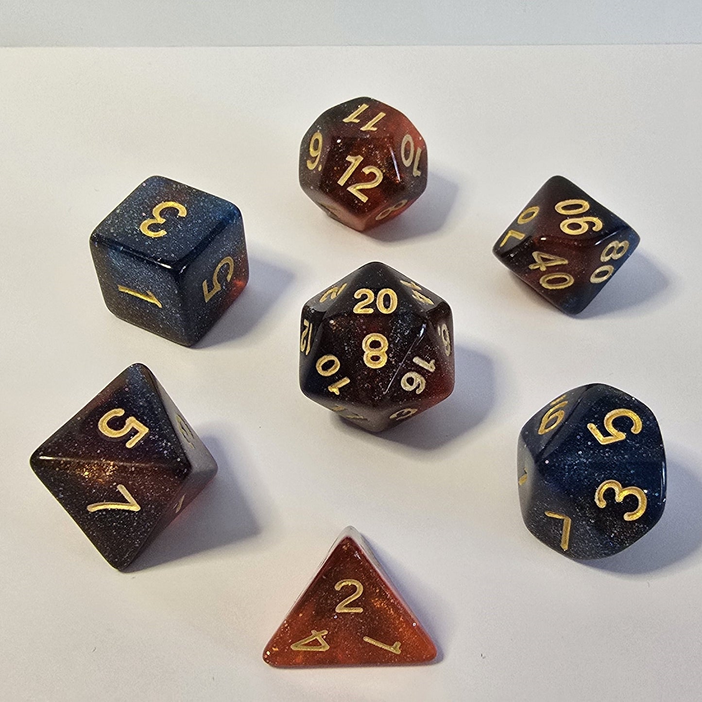 Eclipse Ember FRP Zar Seti – DND, RPG Dice Set