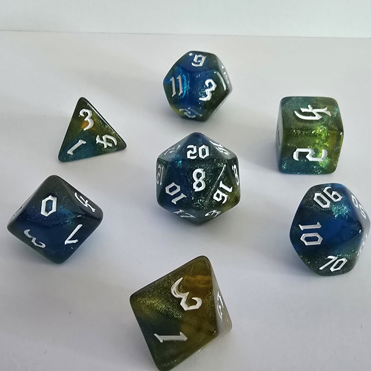 Mossveil FRP Zar Seti – DND, RPG Dice Set