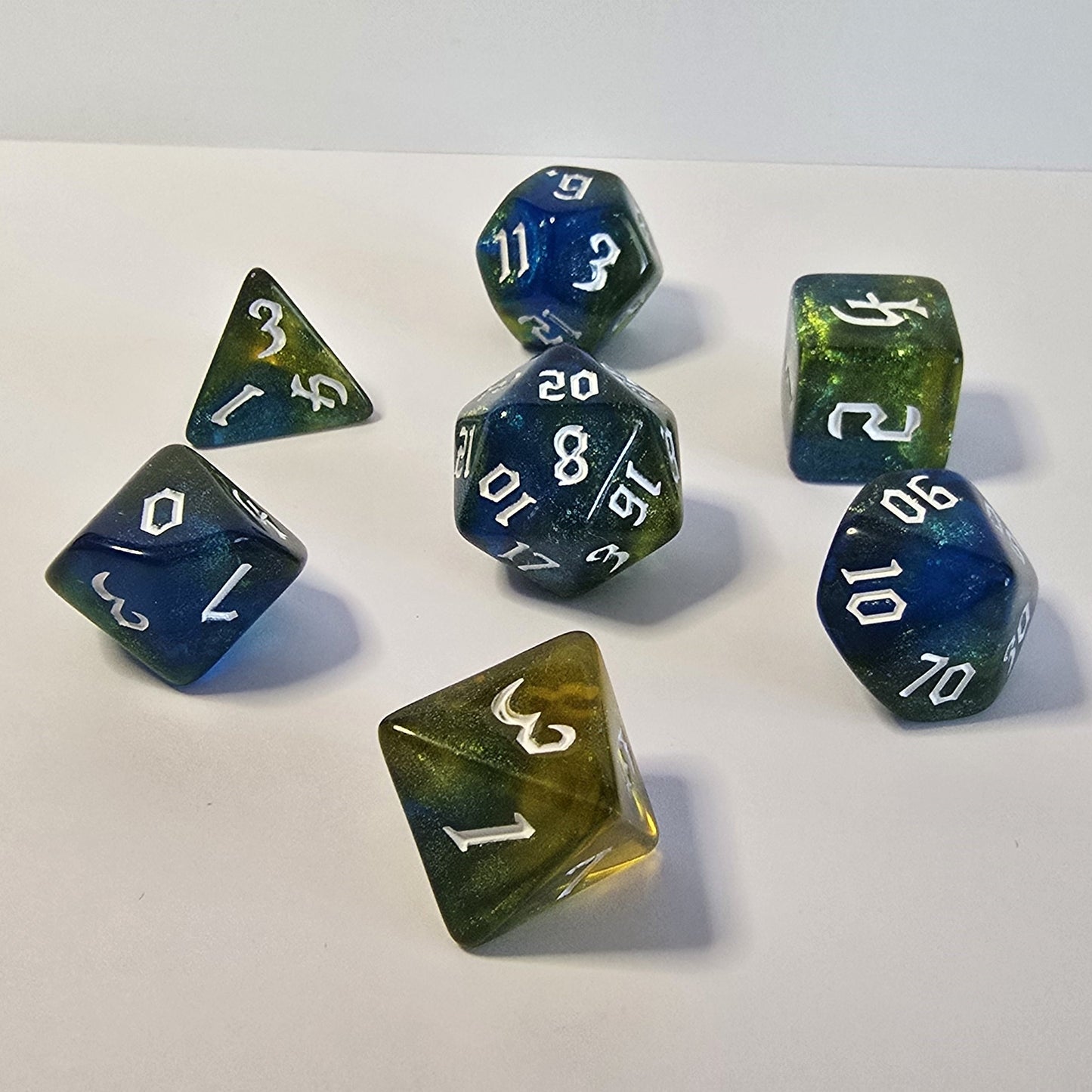 Mossveil FRP Zar Seti – DND, RPG Dice Set