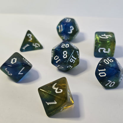 Mossveil FRP Zar Seti – DND, RPG Dice Set