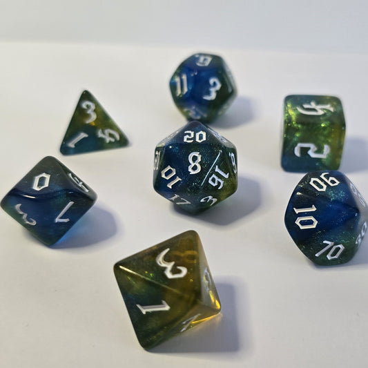 Mossveil FRP Zar Seti – DND, RPG Dice Set