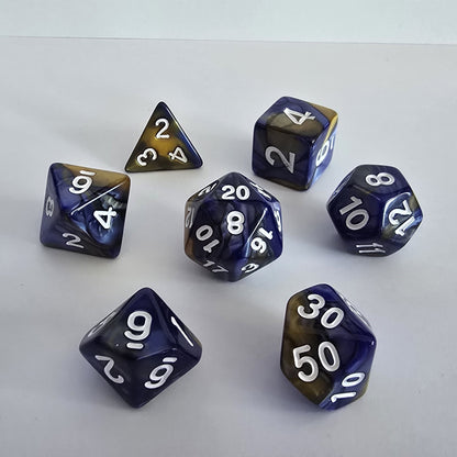 Nightfall Tide FRP Zar Seti – DND, RPG Dice Set