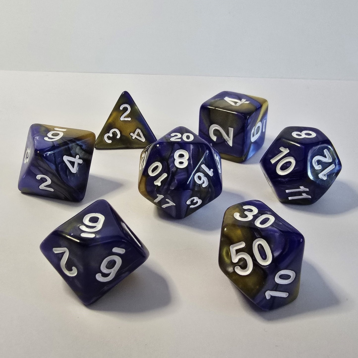 Nightfall Tide FRP Zar Seti – DND, RPG Dice Set