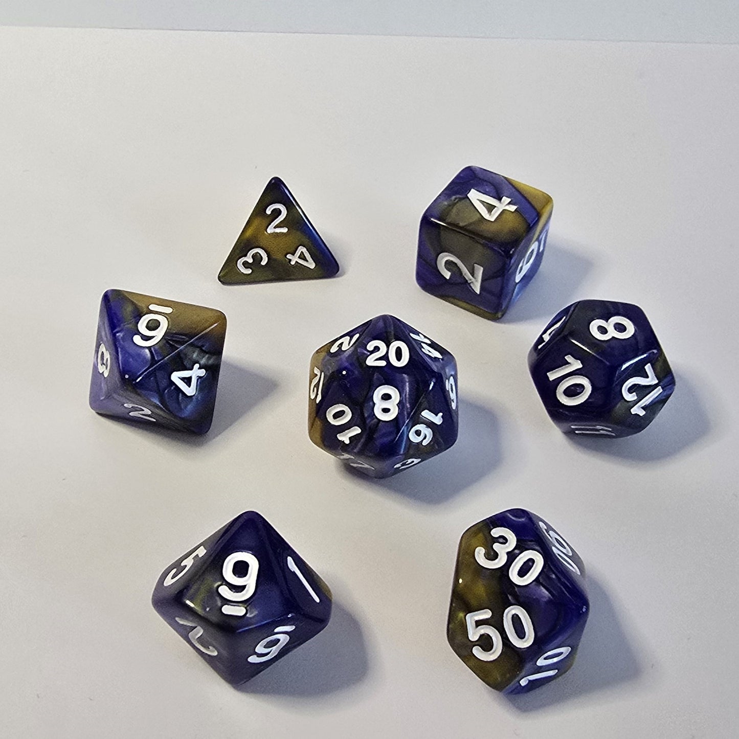 Nightfall Tide FRP Zar Seti – DND, RPG Dice Set