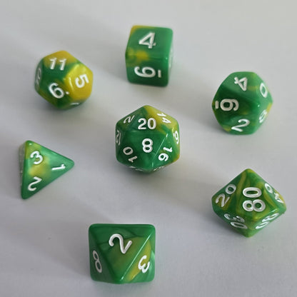 Sunleaf FRP Zar Seti – DND, RPG Dice Set