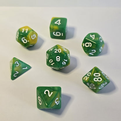 Sunleaf FRP Zar Seti – DND, RPG Dice Set