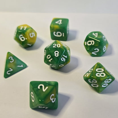 Sunleaf FRP Zar Seti – DND, RPG Dice Set
