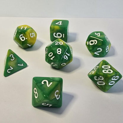 Sunleaf FRP Zar Seti – DND, RPG Dice Set