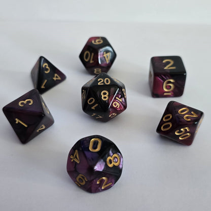 Twilight Shroud FRP Zar Seti – DND, RPG Dice Set