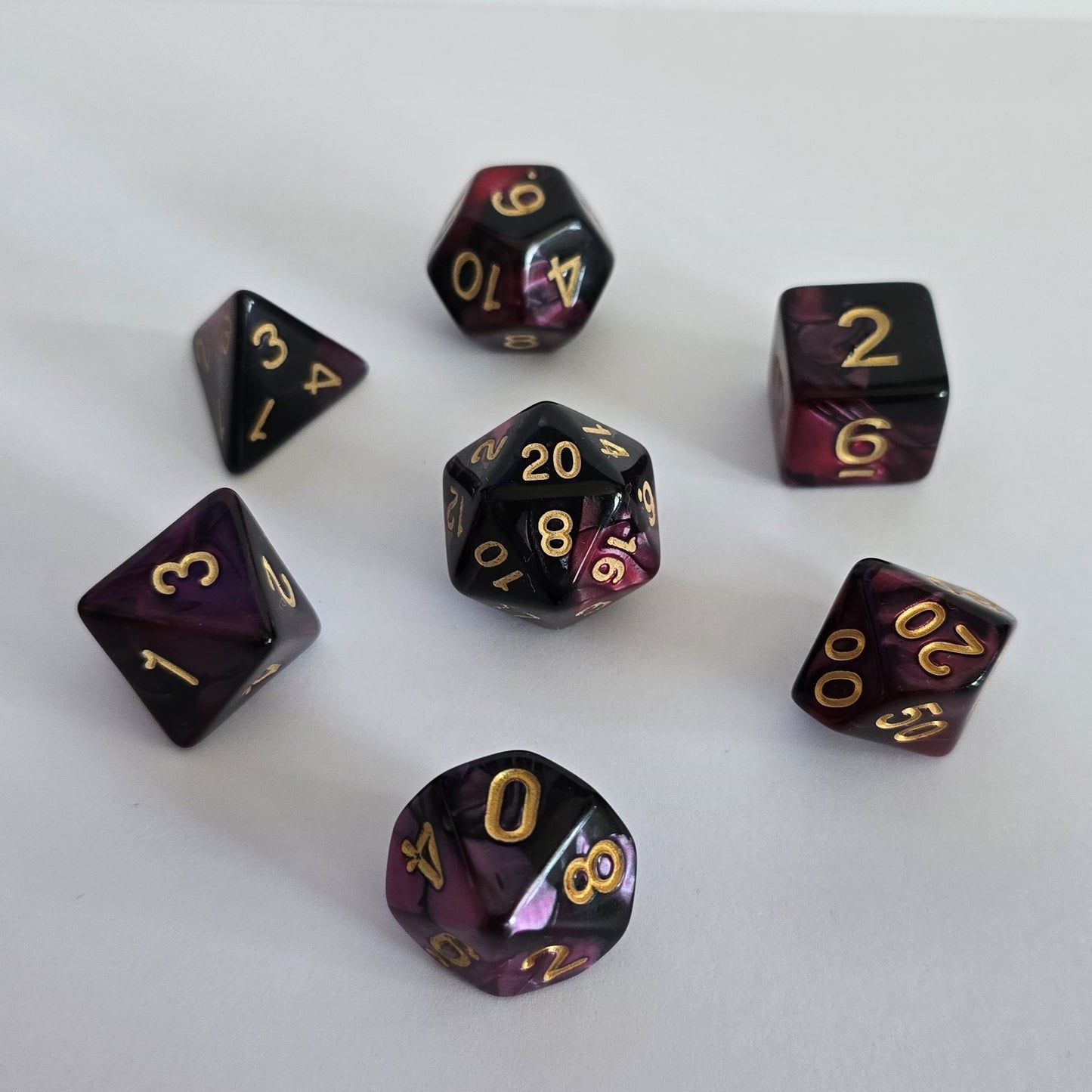 Twilight Shroud FRP Zar Seti – DND, RPG Dice Set