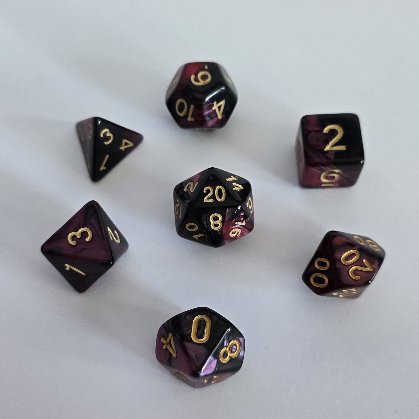 Twilight Shroud FRP Zar Seti – DND, RPG Dice Set