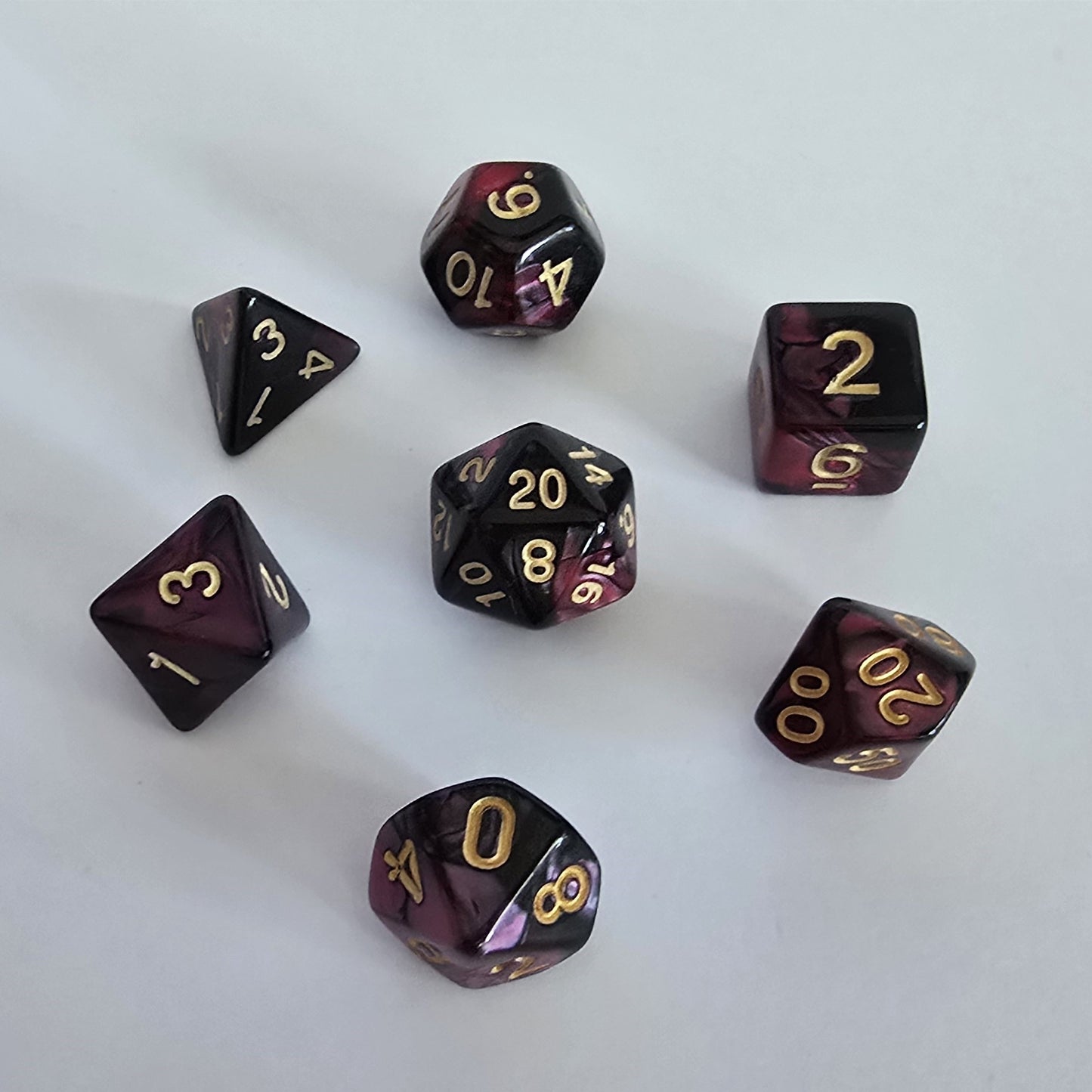 Twilight Shroud FRP Zar Seti – DND, RPG Dice Set