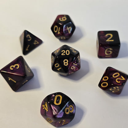 Twilight Shroud FRP Zar Seti – DND, RPG Dice Set