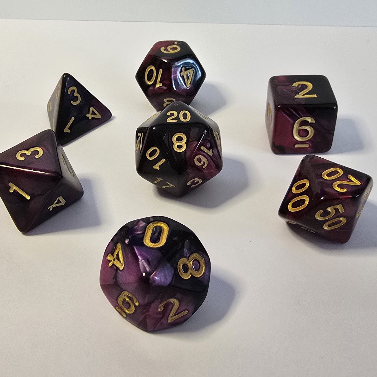 Twilight Shroud FRP Zar Seti – DND, RPG Dice Set