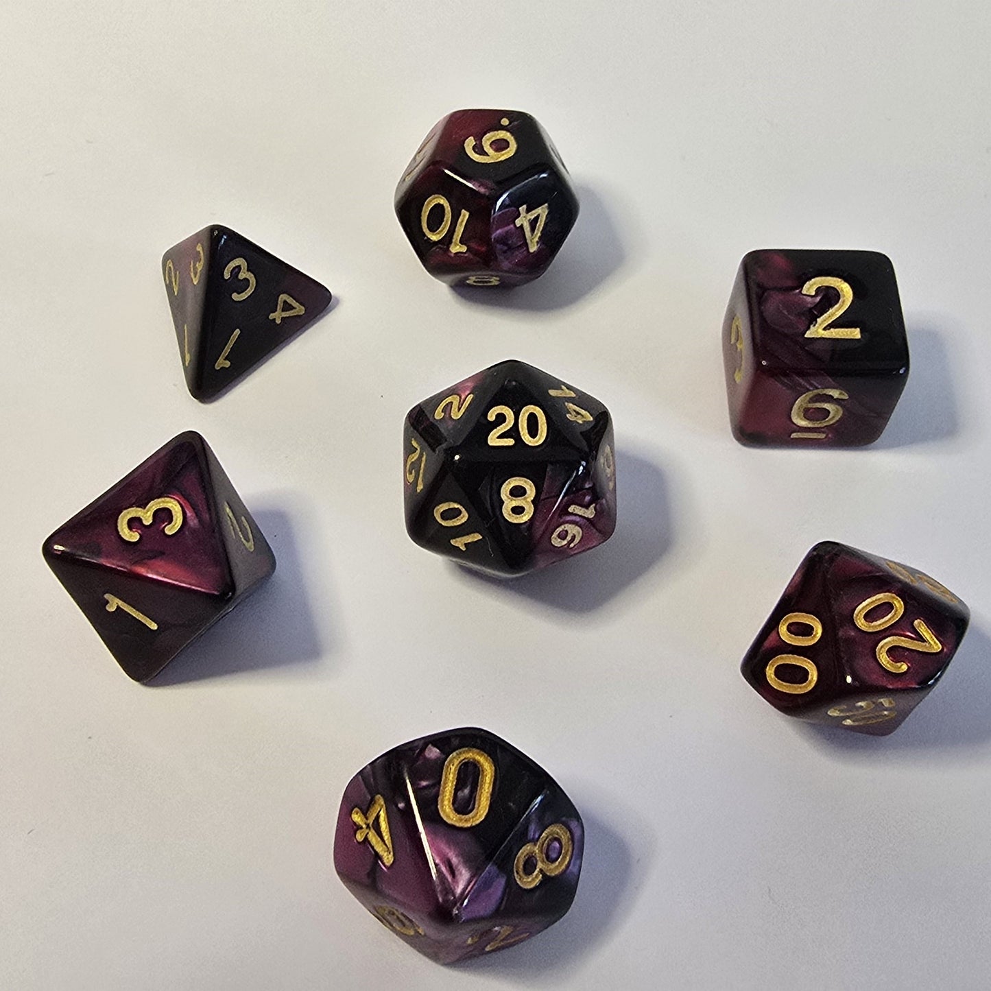 Twilight Shroud FRP Zar Seti – DND, RPG Dice Set