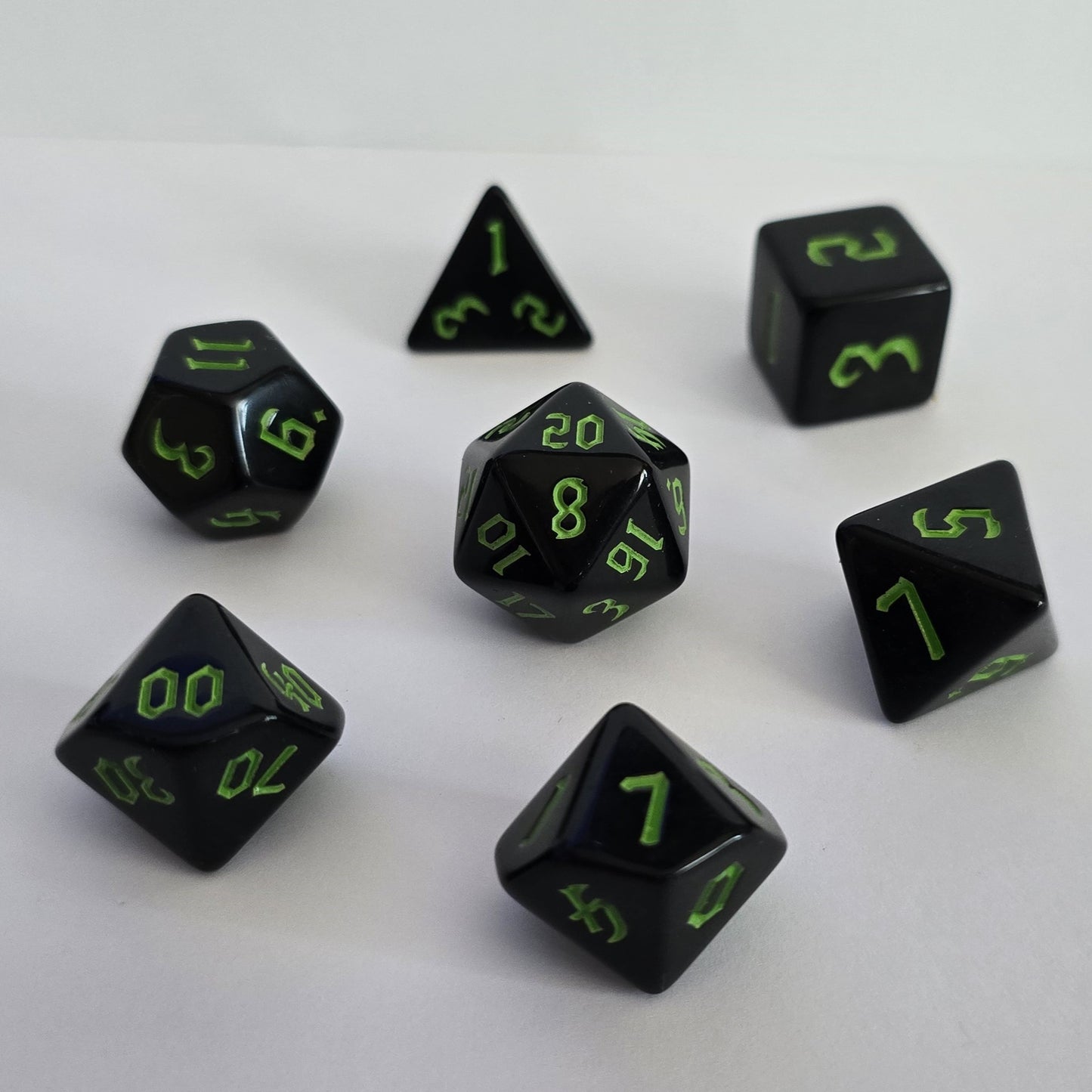Venomshade FRP Zar Seti – DND, RPG Dice Set
