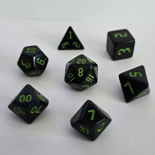 Venomshade FRP Zar Seti – DND, RPG Dice Set
