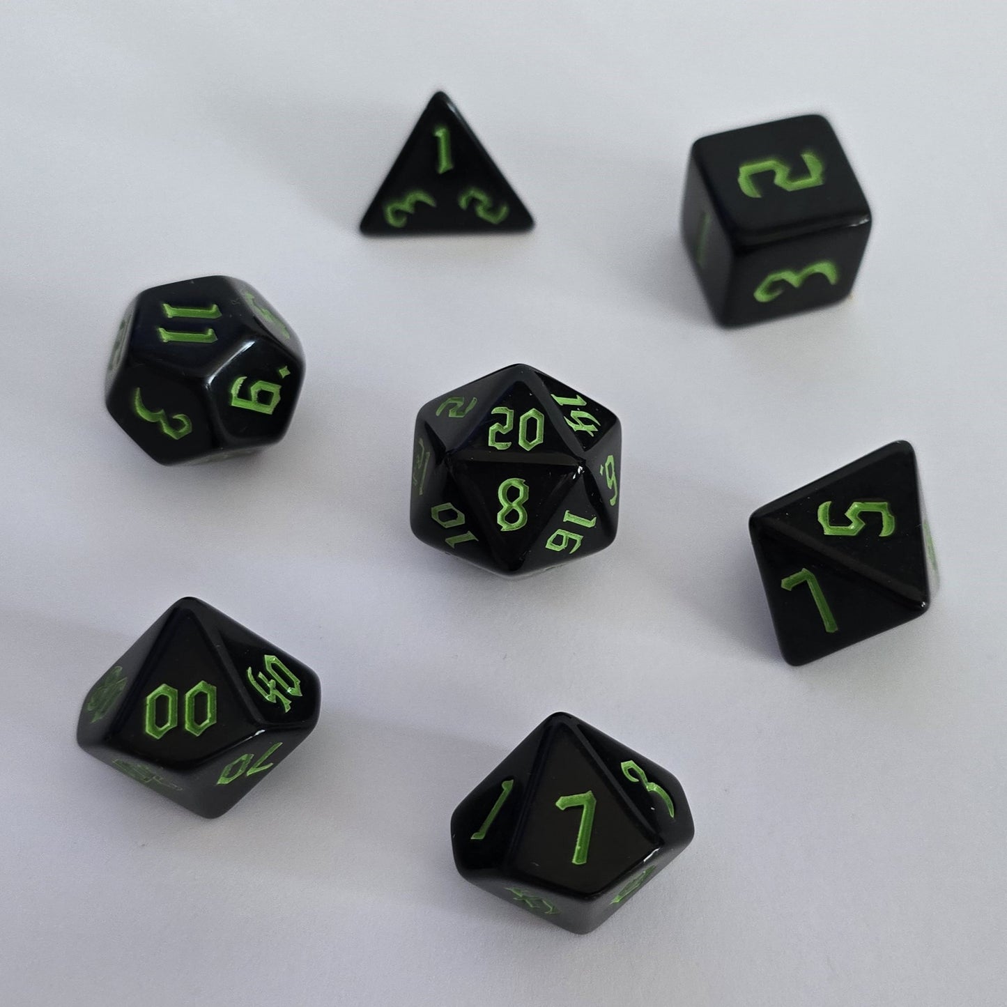 Venomshade FRP Zar Seti – DND, RPG Dice Set