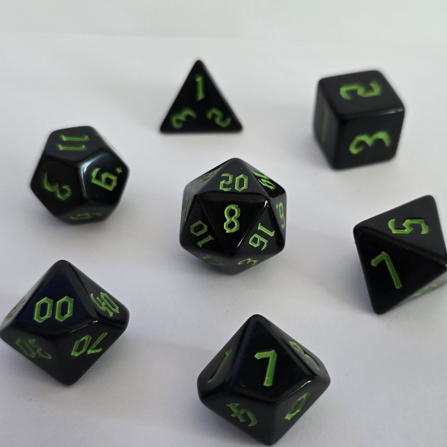 Venomshade FRP Zar Seti – DND, RPG Dice Set