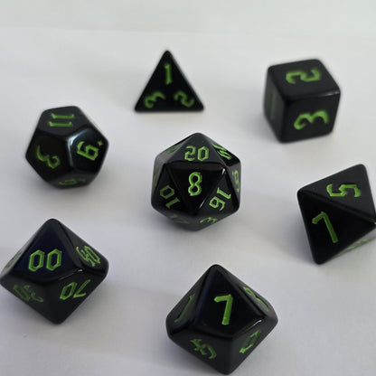 Venomshade FRP Zar Seti – DND, RPG Dice Set