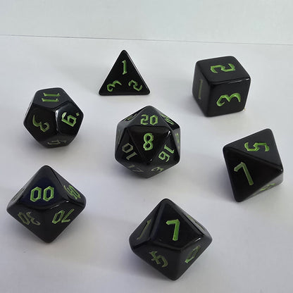 Venomshade FRP Zar Seti – DND, RPG Dice Set