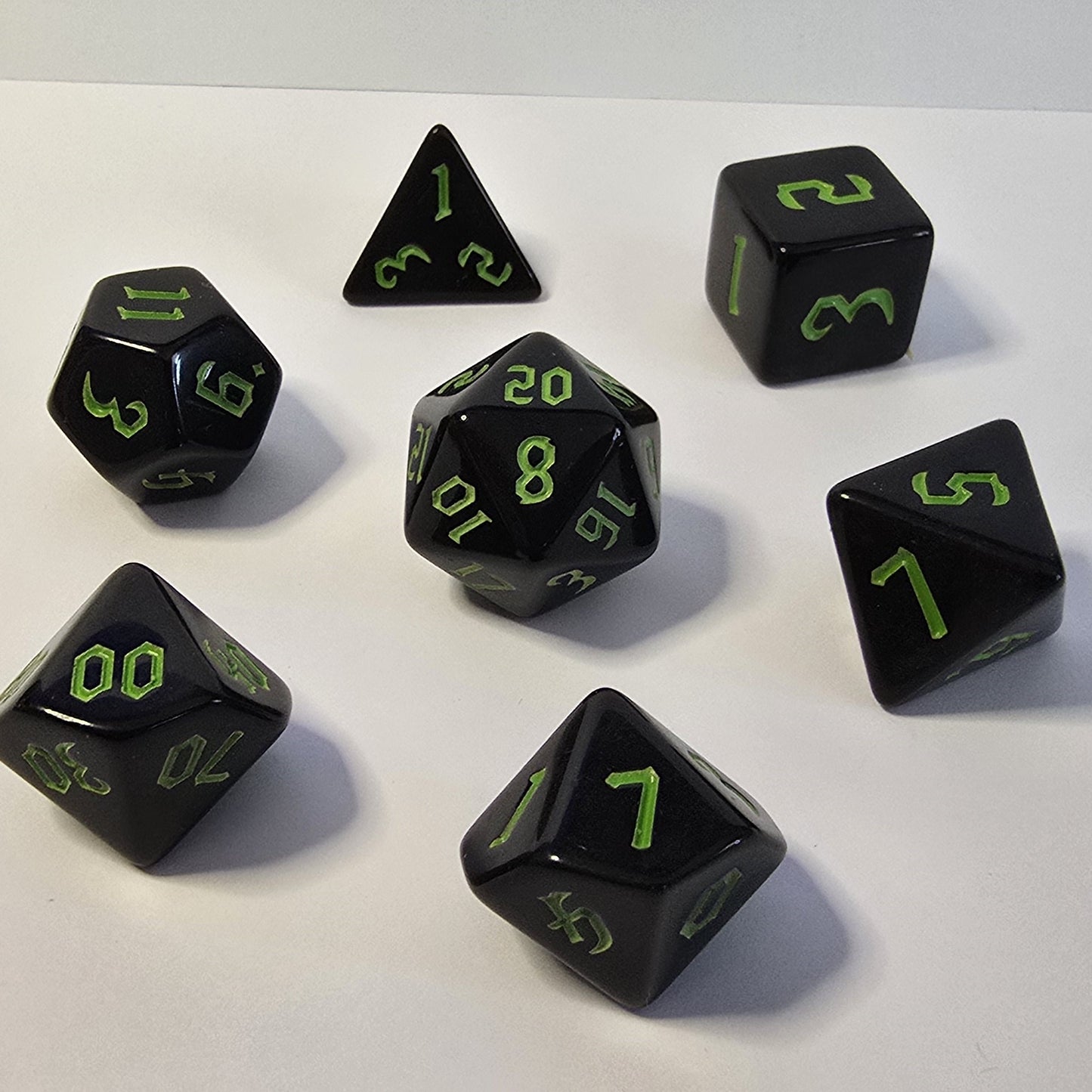 Venomshade FRP Zar Seti – DND, RPG Dice Set