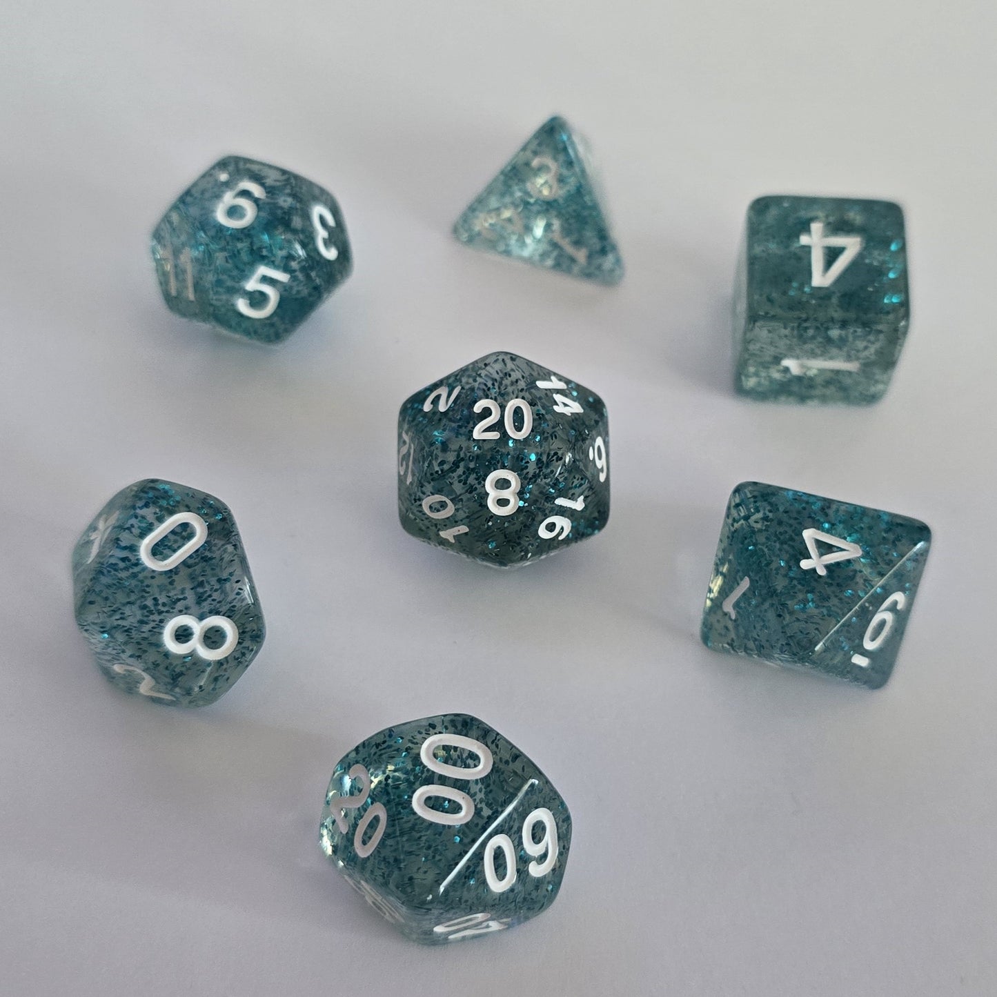 Frostglimmer FRP Zar Seti – DND, RPG Dice Set