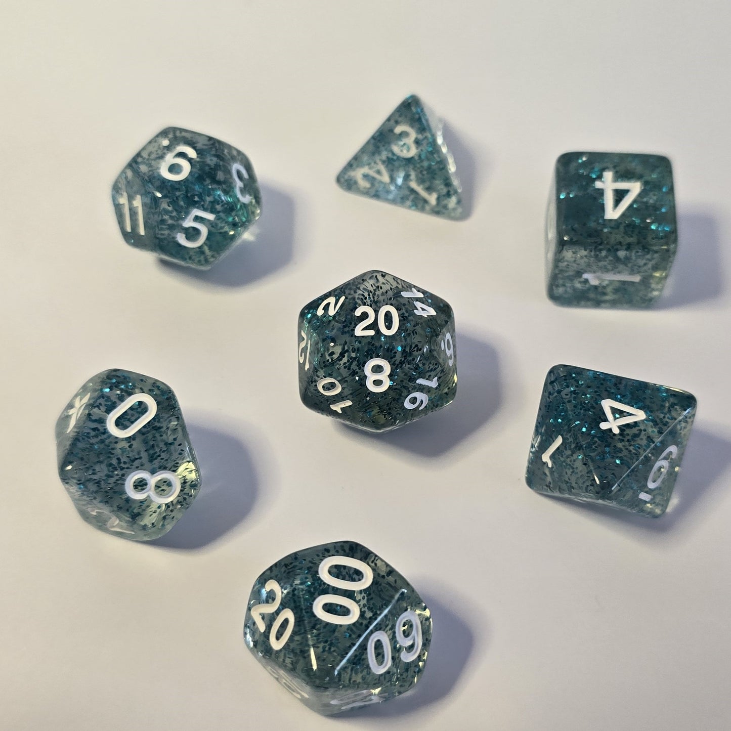 Frostglimmer FRP Zar Seti – DND, RPG Dice Set