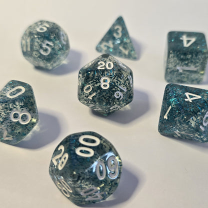 Frostglimmer FRP Zar Seti – DND, RPG Dice Set